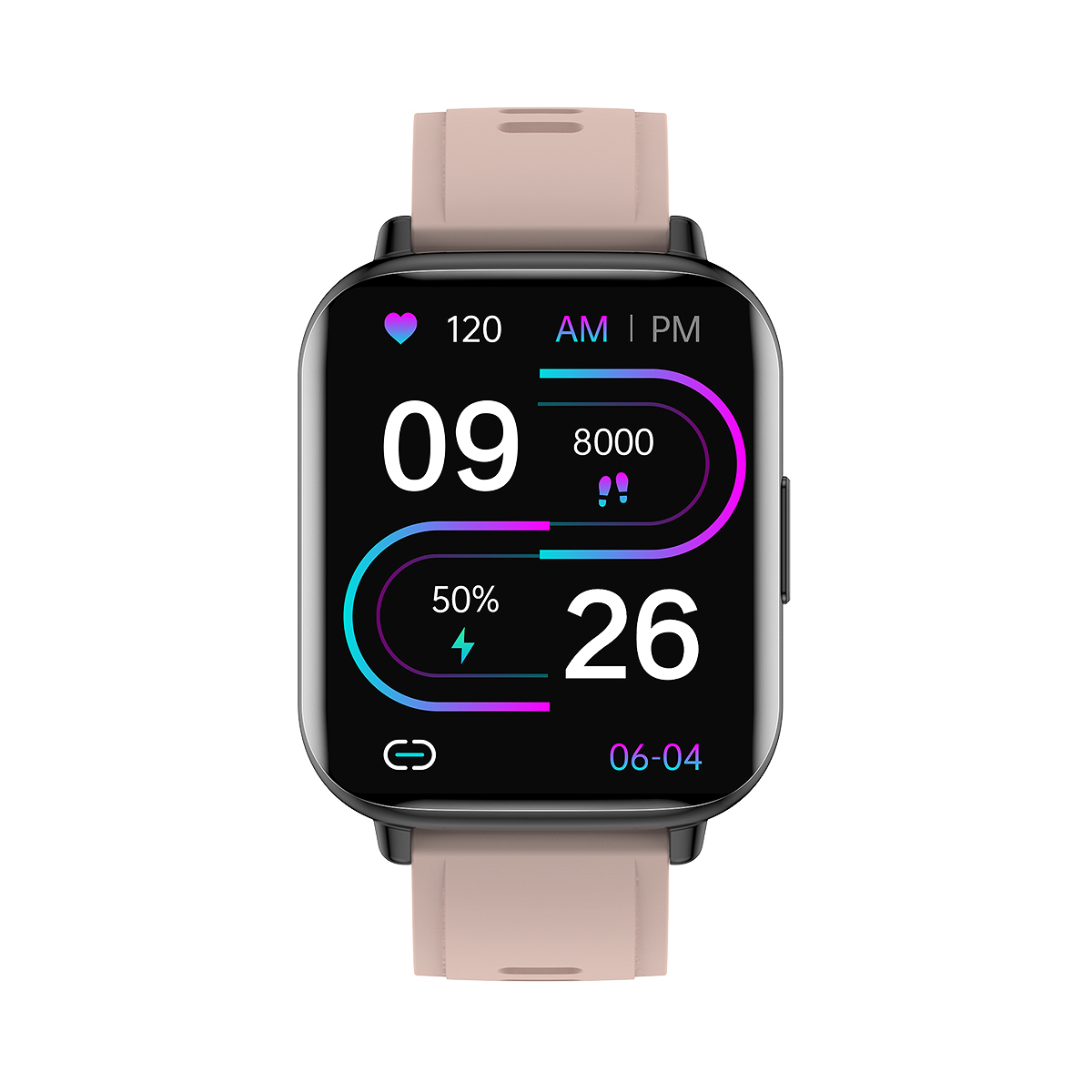 OnWear Pro Aluminium Smartwatch with Heart Rate Monitor (Gold) vue 8