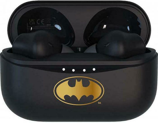 OTL DC Comics Batman In-ear Bluetooth Handsfree Earphones with Charging Case Black view 2
