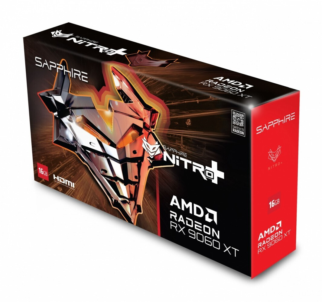 Sapphire Radeon RX 9060 XT 16GB GDDR6 NITRO+ Graphics Card 11350-01-20G view 8