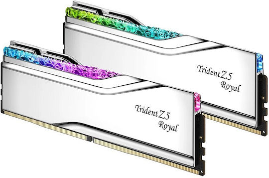 G.Skill Trident Z5 Royal DDR5 32GB RAM with 2x16GB Modules and Speed 6000 for Desktop F5-6000J2836G16GX2-TR5S vue 4