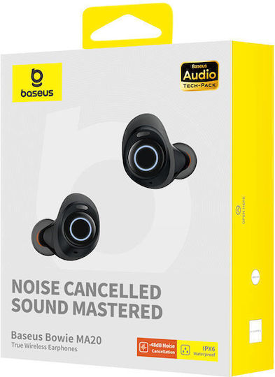 Baseus MA20 In-ear Bluetooth Handsfree Earphones with Sweat Resistance and Charging Case Black Ansicht 8