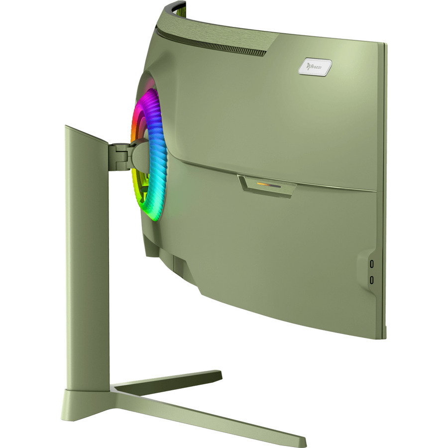 Arozzi Nova Curved Monitor 49 Inches 5440x1440 165Hz with Response Time 4ms GTG Green view 5