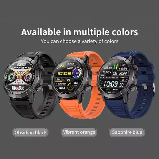 Nubi NX10 Smartwatch with Heart Rate Monitor (Orange) view 8
