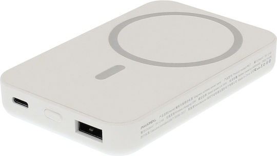 Pavareal PA-PB17 MagSafe Power Bank 5000mAh with USB-A Port White view 2