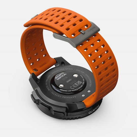 Suunto Vertical Solar Stainless Steel 49mm Waterproof Smartwatch with Heart Rate Monitor (Canyon) view 9