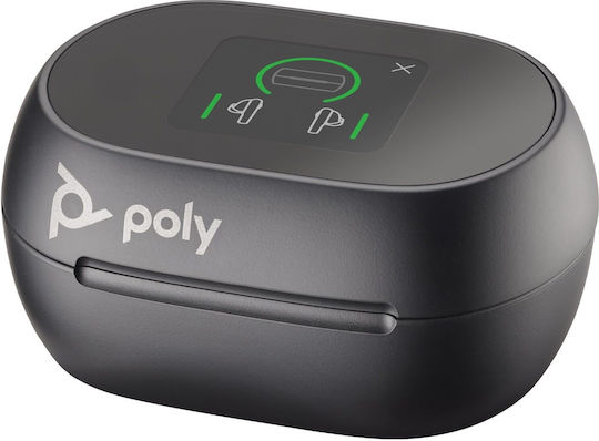 Poly Voyager Free 60+ UC In-ear Bluetooth Handsfree Earphones with Charging Case Carbon Black vue 4