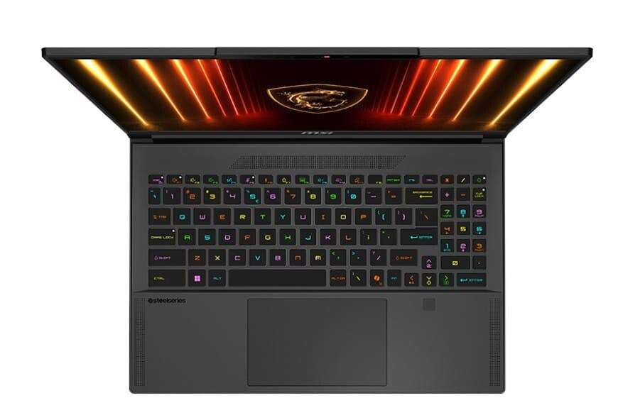 MSI Stealth A16 AI+ A3XWHG-042PL 16" OLED QHD+ 240Hz (Ryzen AI 300 Series-9 HX 370/32GB/2TB SSD/GeForce RTX 5070 Ti/W11 Pro) Core Black (US Keyboard) view 2