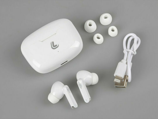 Lampa Sion 5.0 In-ear Bluetooth Handsfree Earphones with Charging Case White vista 4