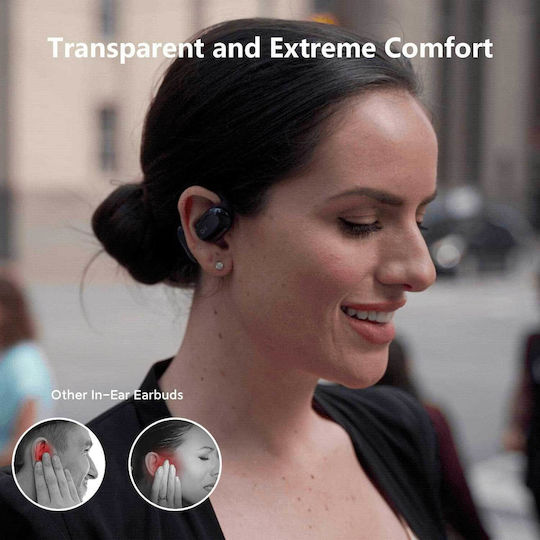Oladance OLA02 Open Ear Bluetooth Handsfree Earphones with Sweat Resistance and Charging Case Blue vue 4