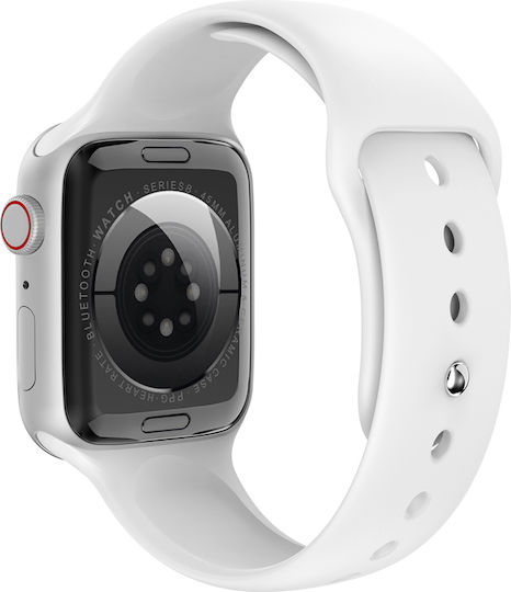 Wiwu SW01 Pro Aluminium Smartwatch with Heart Rate Monitor (Silver) view 3