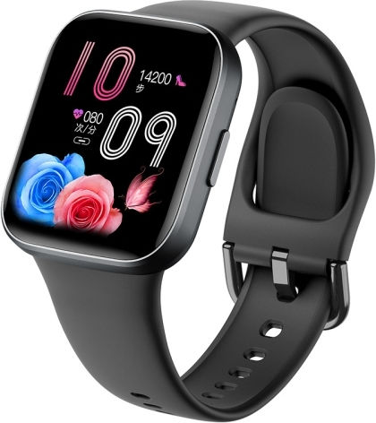 Y83 1.83 Inch Color Screen Smart Watch Support Heart Rate Blood Pressure Blood Oxygen Blood Glucose Monitoring Black view 1