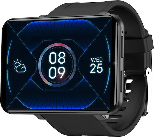 Dm100 2.86 Inch Ips Full Screen Smart Sport Watch Support Independent Card Insertion Multiple Sports Modes Heart Rate Monitoring Step Counting Memory:ram 3gb+rom 32gb Black view 2