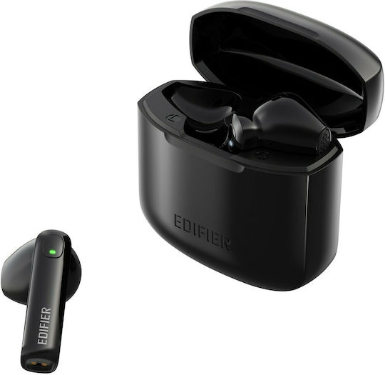 Edifier W200T Mini Earbud Bluetooth Handsfree Earphones with Sweat Resistance and Charging Case Black view 3