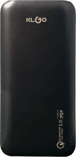 KLGO KP-57 Power Bank 10000mAh with 2 USB-A Ports Black vue 2