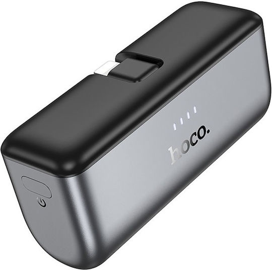 Hoco Q31 Lightning Power Bank 5000mAh Gray view 3