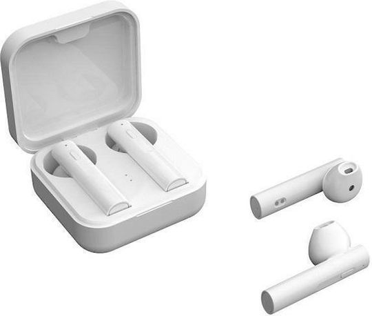 Air 6 Earbud Bluetooth Handsfree Earphones with Charging Case White view 1