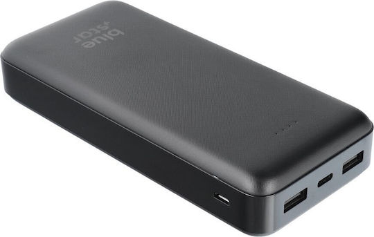 Blue Star W2027 Power Bank 20000mAh with 3 USB-A Ports and USB-C Port Black view 3
