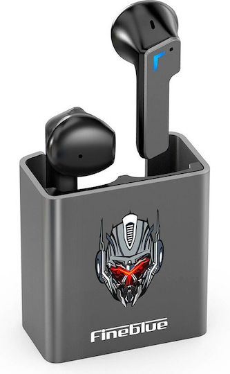 Fineblue KINGKONG Earbud Bluetooth Handsfree Earphones with Charging Case Gray view 3