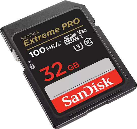 Sandisk Extreme Pro SDHC 32GB Class 10 U3 V30 UHS-I view 2