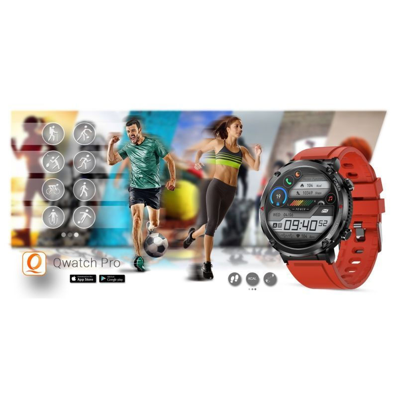 Smartwatch Gravity Men's Smartwatch Gravity Gt21-6 Bk Rd Bk vy 4