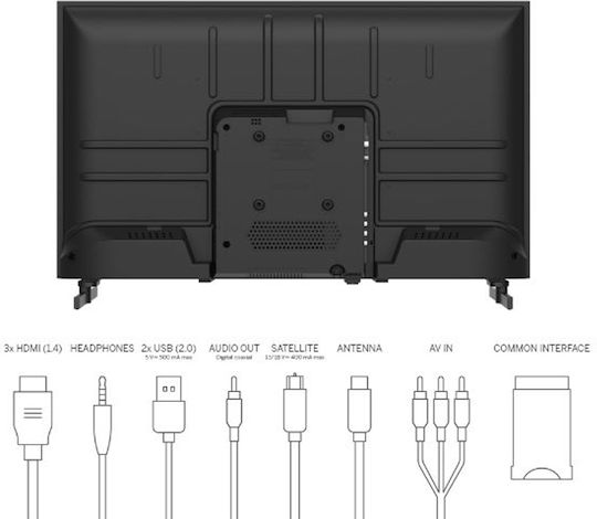 Thomson Television 32" HD Ready LED 32HD2S13 (2023) view 4
