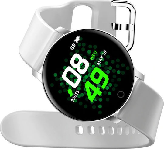 DT88 Smartwatch with Heart Rate Monitor (White) vue 4