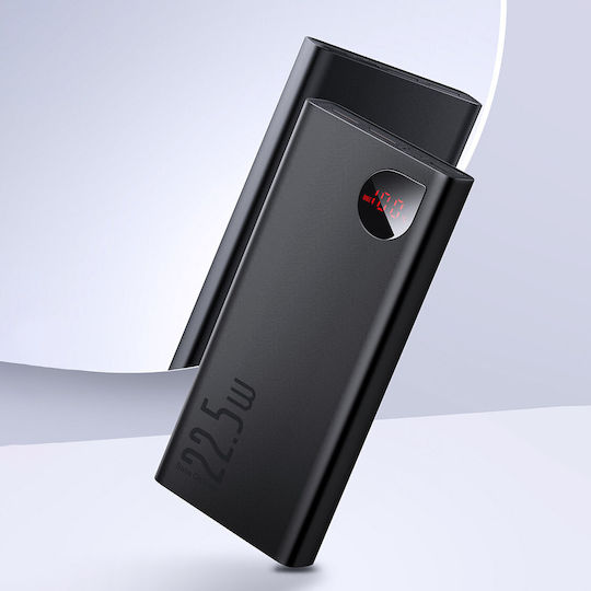 Baseus Adaman Power Bank 20000mAh 22.5W with 2 USB-A Ports and USB-C Port Power Delivery / Quick Charge 3.0 Black view 5