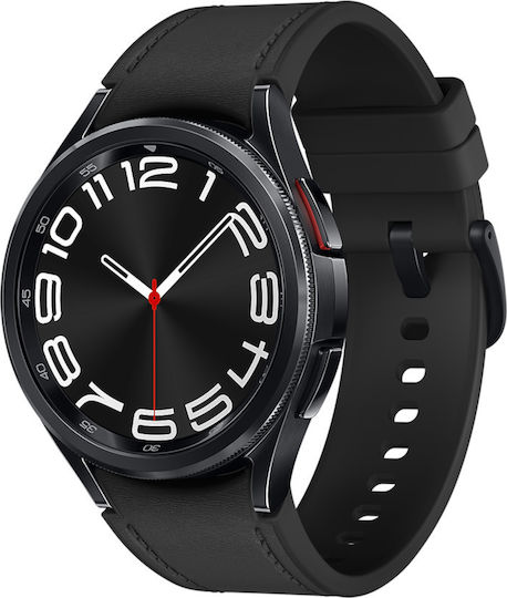 Samsung Galaxy Watch6 Classic LTE Stainless Steel 43mm Waterproof with eSIM and Heart Rate Monitor (Black) view 2