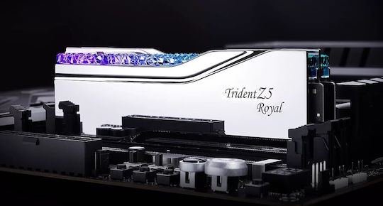 G.Skill Trident Z5 Royal DDR5 32GB RAM with 2x16GB Modules and Speed 6000 for Desktop F5-6000J2836G16GX2-TR5S vue 3