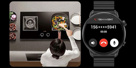 Imiki Holo TG2 46mm Smartwatch with Heart Rate Monitor (Black) view 5