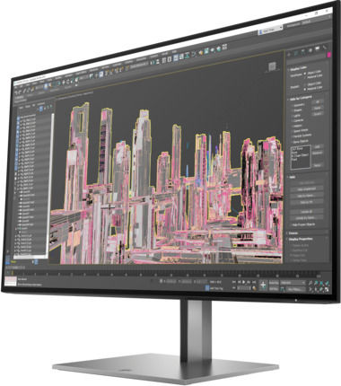HP Z27u G3 IPS Monitor 27" QHD 2560x1440 with Response Time 5ms GTG view 3