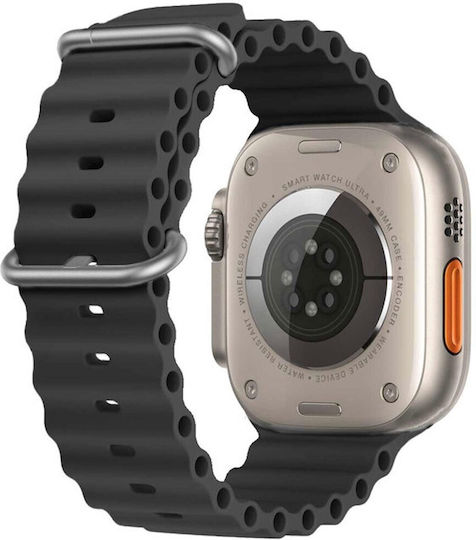 Bikkembergs BK11-1 Big Aluminium Smartwatch with Heart Rate Monitor (Black) vue 3