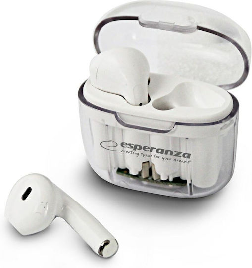 Esperanza EH237W In-ear Bluetooth Handsfree Earphones with Charging Case Black view 1