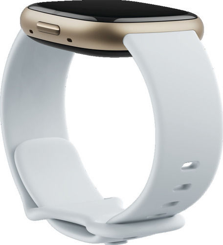 Fitbit Sense 2 Aluminium Waterproof Smartwatch with Heart Rate Monitor (Blue Mist/Soft Gold) vue 2