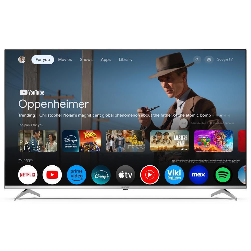 Sharp Smart Television 55" 4K UHD QLED 55GP6460E HDR (2023) view 3
