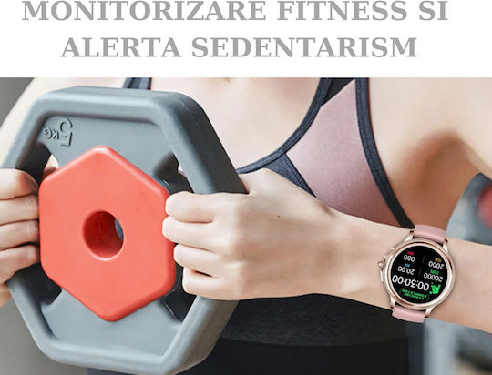 Ultra Light Smartwatch with Heart Rate Monitor (Silver) view 6