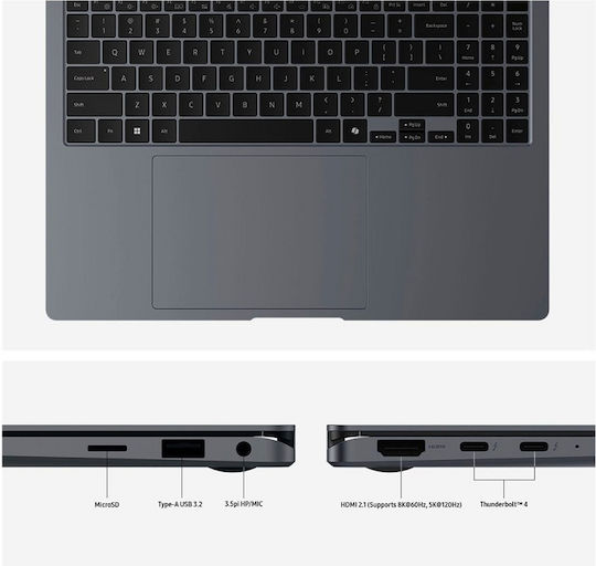 Samsung Galaxy Book4 Pro 360 16" Touchscreen 120Hz (Ultra 7-155H/16GB/1TB SSD/W11 Home) Moonstone Gray (US Keyboard) view 2