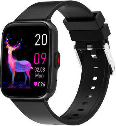 Radiant RAS10601 Smartwatch with Heart Rate Monitor (Black) vue 2