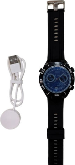 GT6 Smartwatch with Heart Rate Monitor (Black)