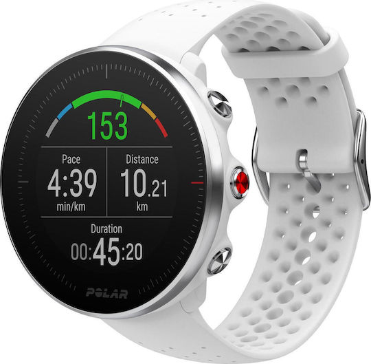 Polar Vantage M M/L Stainless Steel 46mm Waterproof Smartwatch with Heart Rate Monitor (White) view 3
