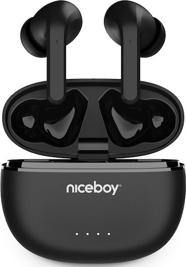 Niceboy HIVE Pins 3 ANC In-ear Bluetooth Handsfree Earphones with Charging Case Black view 1