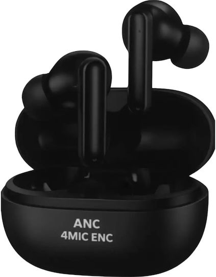 Moxom MX-TW86 In-ear Bluetooth Handsfree Earphones with Charging Case Black