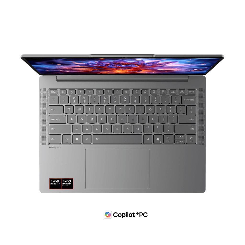 Lenovo IdeaPad Slim 5 14AGP11 14" OLED FHD+ (Ryzen AI 400 Series-7 430/16GB/512GB SSD/W11 Home) Luna Grey (GR Keyboard) vue 9