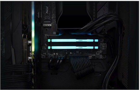 Kingston Fury Beast RGB DDR5 with Module 1x32GB and Speed 6000 for Desktop KF560C36BBEA-32 view 7