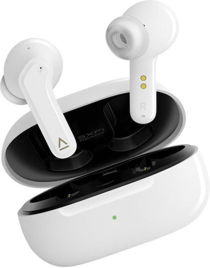 Creative Zen Air In-ear Bluetooth Handsfree Earphones with Sweat Resistance and Charging Case White vue 2