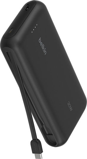Belkin 20K (30W) for Nintendo Switch 2 Power Bank 20000mAh 30W with USB-A Port and USB-C Port Power Delivery Black view 2