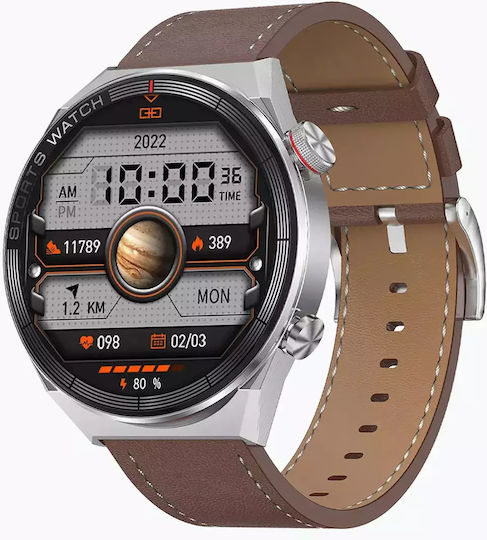 Watchmark Maverick Smartwatch with Heart Rate Monitor (Brown) view 7