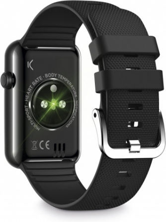 Ksix Tube Aluminium 46mm Smartwatch with Heart Rate Monitor (Black) view 2