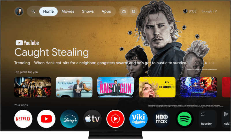 TCL Smart TV 65" 4K UHD RGB-Mini LED RM7L HDR (2026) 65RM7L Ansicht 5
