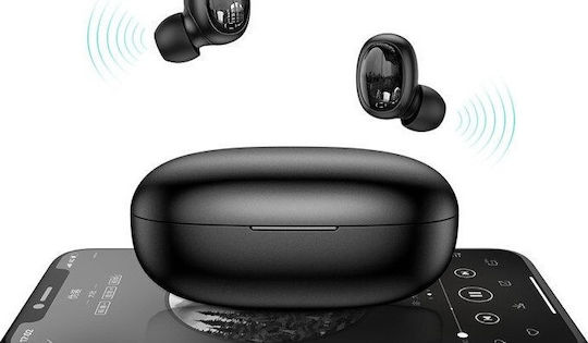 Joyroom JR-T08 In-ear Bluetooth Handsfree Earphones with Sweat Resistance and Charging Case Black view 4